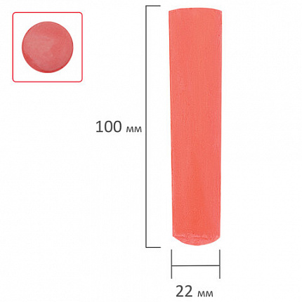 Мел в ведерке для рисования на асфальте 20 штук, 5 цветов, цветной круглый, BRAUBERG KIDS, 272773