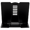 Подставка для книг и учебников BRAUBERG KIDS mini "Black", регулируемый угол наклона, металлическая, 238972