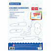 Картон цветной А4 немелованный, 12 листов 12 цветов, в папке, BRAUBERG, 200х290 мм, "Самолет", 113556