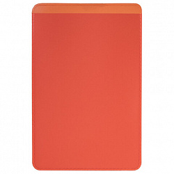 Обложка-карман для проездных документов, карт, пропусков, 100х65 мм, ПВХ, цвет ассорти, STAFF, 237589