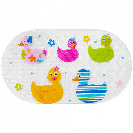 Коврик противоскользящий для ванной детский, УТЯТА, 69х39 см, 1 шт., BRAUBERG KIDS, 665184
