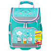 Ранец ЮНЛАНДИЯ WISE, 1 отделение, 3 кармана, устойчивое дно, "Soft paws", 37х29х15 см, 229946