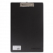 Доска-планшет ОФИСМАГ с прижимом А4 (230х350 мм), картон/ПВХ, РОССИЯ, ЧЕРНАЯ, 225986