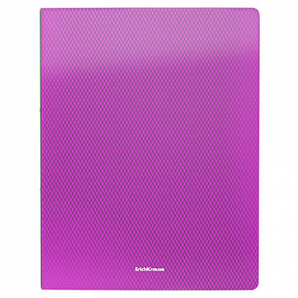 Папка на 2 кольцах ERICH KRAUSE Diamond Vivid, 24мм, до 150 листов, ассорти, 0,5мм, 4, 47133