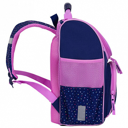 Ранец ПИФАГОР BASIC, 1 отделение, 3 кармана, эргономичная спинка, "Comic donuts", 35х28х18 см, 273137