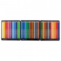 Карандаши цветные акварельные художественные KOH-I-NOOR "Mondeluz", 72 цвета, кисть, точилка, европодвес, 3714/72, 3714072001KZ