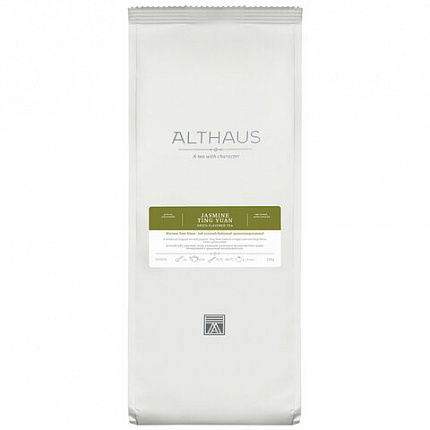 Чай листовой ALTHAUS "Jasmine Ting Yuan" зеленый 250 г, ГЕРМАНИЯ, TALTHL-L00116