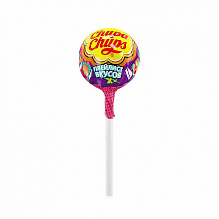 Карамель CHUPA CHUPS (Чупа-Чупс) "XXL Flavors Playlist", ассорти, 29 г, 100215