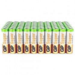 Батарейки КОМПЛЕКТ 60 шт., GP Super G-Tech, AA (LR6, 15А), алкалиновые, пальчиковые, 15A-2CRVS60