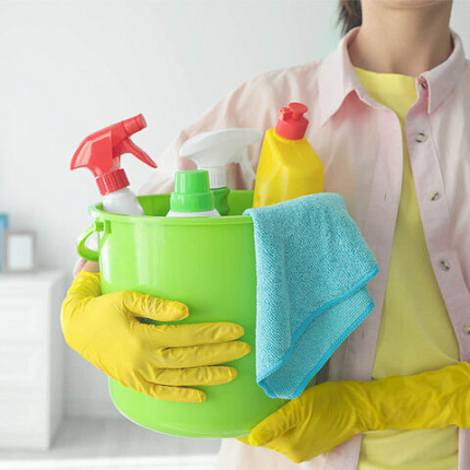 Перчатки МНОГОРАЗОВЫЕ латексные AVIORA, размер 7-8, M (средний), желтые, вес 35 г, 402-567