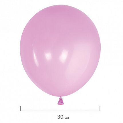 Шары воздушные 30 см, 50 штук, "МАКАРУНС", ассорти, BRAUBERG KIDS, 591883