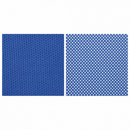 Кресло офисное МЕТТА "SU-B-8" пластик, ткань-сетка, сиденье мягкое, синее