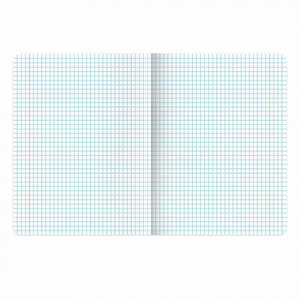 Тетрадь пластиковая обложка (прозрачная) А5 48 листов, скоба, клетка, BRAUBERG "Smart Cover", ЧЕРНАЯ, 405040