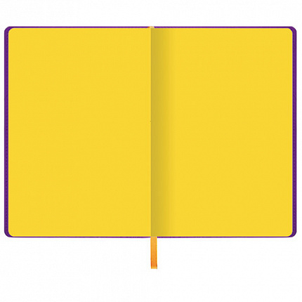 Блокнот А5 (148x218 мм), BRAUBERG "Metropolis Mix", под кожу, 80 л., в точку, сиреневый, 113315