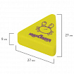 Ластик ЮНЛАНДИЯ "Морские обитатели", 27х27х9мм, цвет ассорти, треугольный, 228714