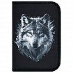 Пенал BRAUBERG, 1 отделение, полиэстер, 21х14 см, "Gray wolf", 273520