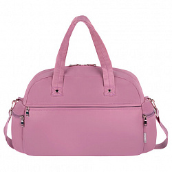 Сумка дорожная HEIKKI HANDY (ХЕЙКИ), карман на молнии, багажная лента, пыльная роза, 43х16х30 см, 273872