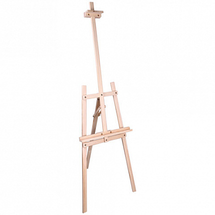 Мольберт напольный из сосны Лира, 170х55х70 см, высота холста до 107 см, BRAUBERG ART CLASSIC, 192260