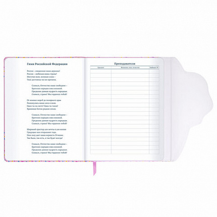 Дневник 1-11 класс 48 л., кожзам (твердая), магнитный клапан, ЮНЛАНДИЯ, "Мороженка", 106184