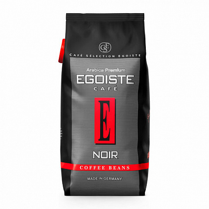 Кофе в зернах EGOISTE "Noir" 1 кг, арабика 100%, ГЕРМАНИЯ, 12621