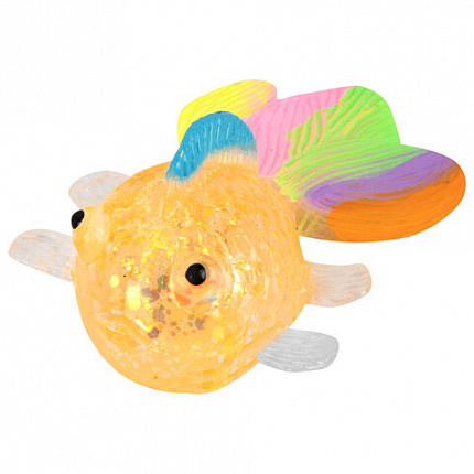 Игрушка-антистресс "РЫБКА", 11 см, ассорти 4 цвета, дисплей, JOLLY JOT (ДЖОЛЛИ ДЖОТ), 665813