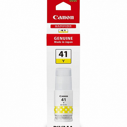 Чернила CANON (GI-41Y) для G1400/G2400/G3400, желтые, 7700 стр., ОРИГИНАЛЬНЫЕ, 4545C001