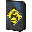 Пенал ПИФАГОР, 1 отделение, полиэстер, 19х13 см, "Game Zone", 271511