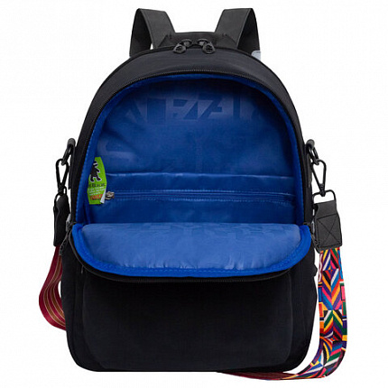 Рюкзак GRIZZLY, 2 отделения, съёмный ремень, "ORNAMENT", 38х29х15 см, RD-546-1/1