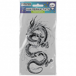 Наклейки-тату переводные "Цветные", 20,5х10 см, ассорти 12 видов, FUNSTER (ФАНСТЕР), 666105