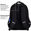 Рюкзак BRAUBERG SOFT, 2 отделения, 3 кармана, "Dark night", СВЕТООТРАЖАЮЩИЙ ПРИНТ, 40х31х15 см, 273119