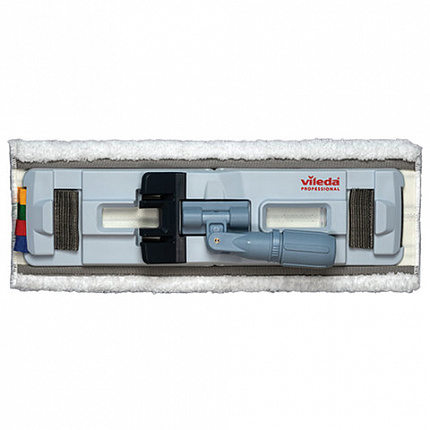 Насадка МОП плоская для швабры/держателя 40 см, уши (ТИП УВ), микрофибра/абразив, VILEDA "УльтраСпид", 167291