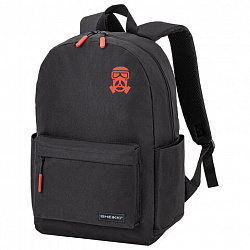 Рюкзак HEIKKI ENERGETIC (ХЕЙКИ) универсальный, эргономичный, "Mask", черный, 43х30х16 см, 272533