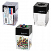 Скрепочница магнитная с 50 цветными скрепками 28 мм, РОССИЯ, BRAUBERG, 271178