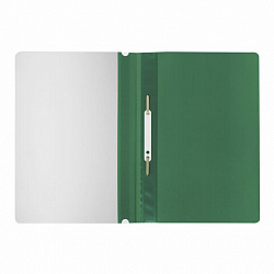 Скоросшиватель пластиковый STAFF, А4, 100/120 мкм, зеленый, 225728