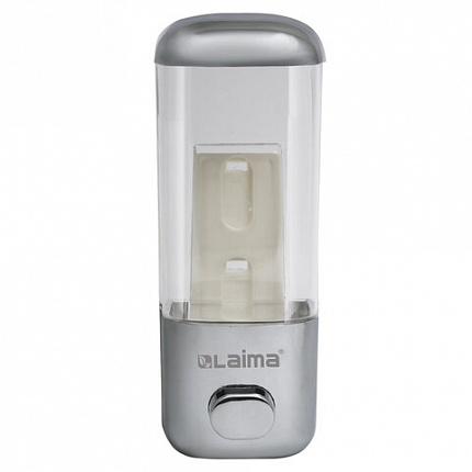 Дозатор для жидкого мыла LAIMA, НАЛИВНОЙ, 0,5 л, хром, ABS-пластик, 601793