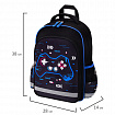 Рюкзак ПИФАГОР SCHOOL, 1 отделение, 3 кармана, "Lucky gamer", 38x28х14 см, 273172