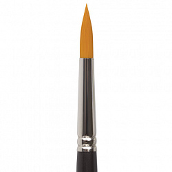 Кисть художественная проф. BRAUBERG ART CLASSIC, синтетика жесткая, круглая, № 7, короткая ручка, 200650