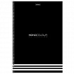 Тетрадь А4, 96 л., HATBER, спираль, клетка, матовая ламинация, тиснение, "MONOCOLOUR" (микс в ПУ), 093593, 96Т4лтВ1сп