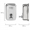 Дозатор для жидкого мыла LAIMA PROFESSIONAL INOX (гарантия 3 года), 0,5 л, нержавеющая сталь, зеркальный, 605394