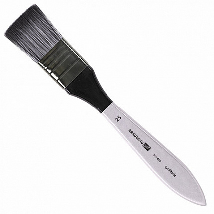 Кисти художественные набор 23 шт синтетика с мастихином в пенале, BRAUBERG ART DEBUT,