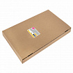 Пакет подарочный КОМПЛЕКТ 7 шт., 26x13x32 см, скретч-слой + стилус, "Heart on Kraft", ЗОЛОТАЯ СКАЗКА, 591971
