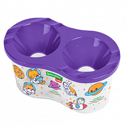 Стакан-непроливайка двойной с рисунком, ассорти, BRAUBERG KIDS, 192740