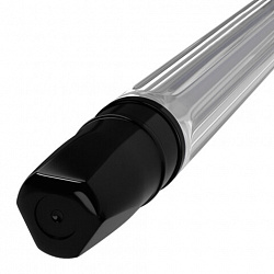 Ручка шариковая BRAUBERG "BP-GT", ЧЕРНАЯ, корпус прозрачный, евронаконечник 0,7 мм, линия письма 0,35 мм, 144006