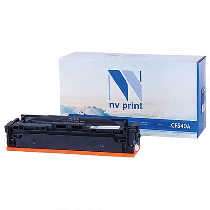 Картридж лазерный NV PRINT (NV-CF540A) для HP M254dw/M254nw/MFP M280nw/M281fdw, черный, ресурс 1400 страниц