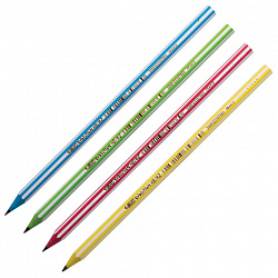 Карандаш чернографитный BIC, 1 шт., "Evolution Stripes", HB, корпус ассорти, 918487
