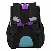 Ранец GRIZZLY анатомическая спинка, с мешком для обуви, для девочек, "BOWS", 33х25х13 см, RAm-584-8/1