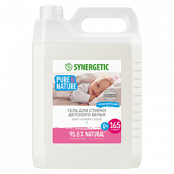 Гель для стирки 5 л, SYNERGETIC "Для детского белья", 109501