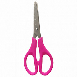 Ножницы ЮНЛАНДИЯ 130 мм, с линейкой, цвет ассорти, в картонной упаковке с европодвесом, 238343