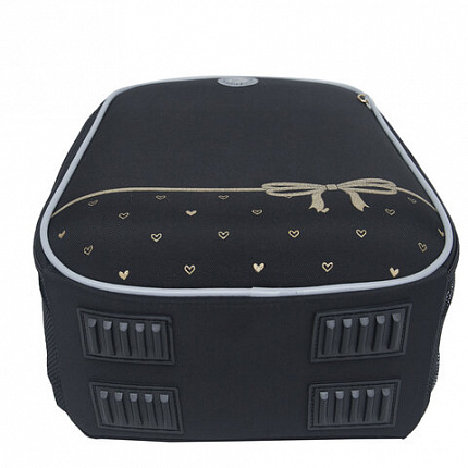 Ранец GRIZZLY анатомическая спинка, облегченный, 1 отделение, для девочек, "UNIQUE", 37х26х16 см, RAw-496-1/2