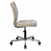 Кресло BRABIX "Stream MG-314", без подлокотников, пятилучие серебристое, ткань, песочное, 532396, MG-314_532396